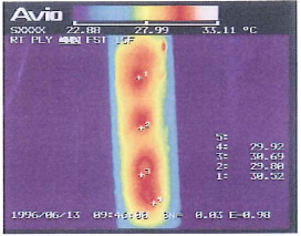 Thermal image (using TVS-2300MkII ST)