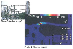 Thermal image (using TVS-2300MkII ST)