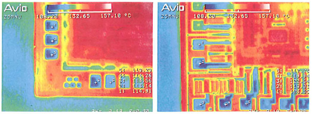 Examples of images inside a tunnel using TVS-600.