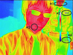 Photo:Easy temperature measurement