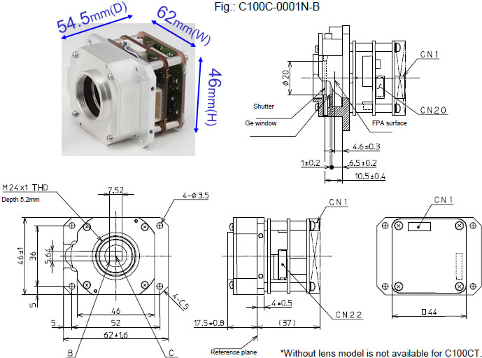 Photo:Outline view C100C,CT