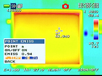 Point Emissivity Correction Menu